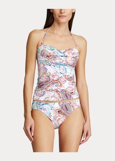 Fondo de Bikini Ralph Lauren Mujer Blancos - Paisley Hipster - SXHAO8574